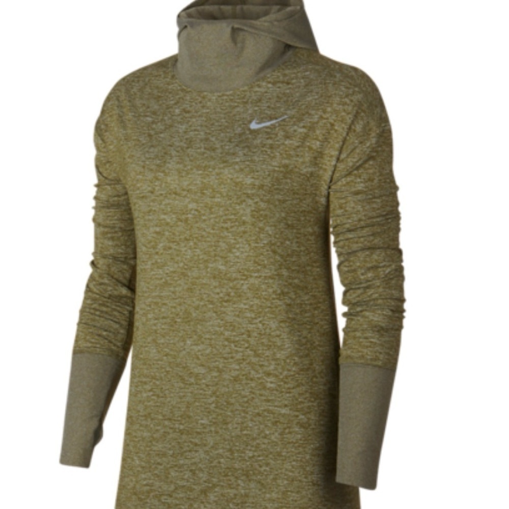 Nike Women's Element
Hoodie running - medium olive/reflective silver Sz Medium